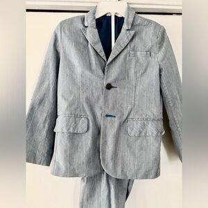 Cat & Jack light blue Pinstripe Suit Jacket